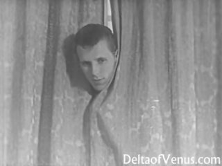 Vintažas nešvankus klipas 1950s vujaristas šūdas