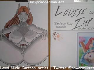 Coloring Louise the Imp at Darkprincearmon Art: HD sex clip 55