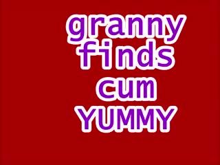 Granny Finds Cum Yummy, Free Yummy Granny xxx movie c9