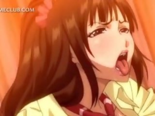 3d anime gadis mendapat faraj fucked upskirt dalam katil