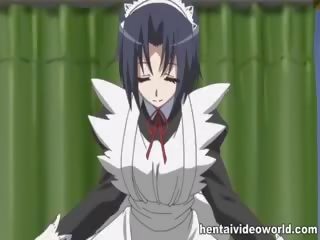 Alluring Hentai Maid Bent Over And Hardly Pounded