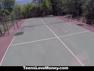 TeensLoveMoney - Tennis strumpet Fucks For Cash