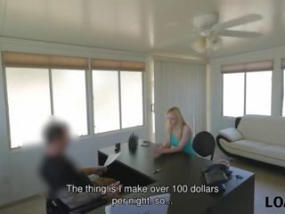 Loan4k&period; allie rae erzählt sie ist ein stripper damit warum loan agent wird libidinous