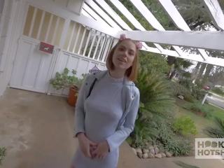 Red Head Teen Hooks Up with youngster for Brutal adult video