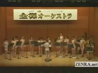 Nudista japonské av hviezdy v the stark nahý orchestra