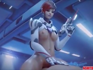 Overwatch malaswa video pagtitipon may dva at widowmaker: x sa turing video 64