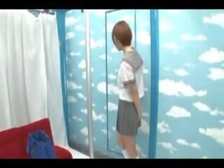 Japanese amateur school uniform sex video