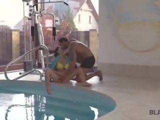 Black4k xxx video with Swimming Coach, Free HD adult film 0c