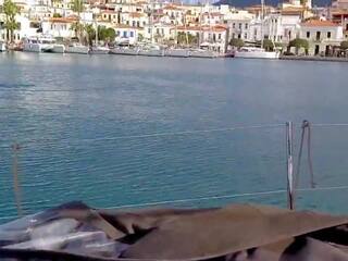 Risky Blowjob on Sailing Boat in Greece, dirty video de