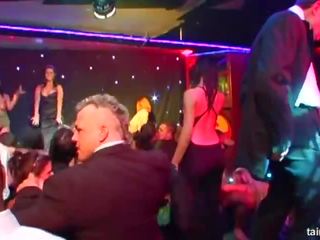 Excited pornstars fucking at casino party