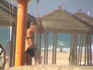 04 Voyeur Bikini Two Girls On Beach With Swimsuits