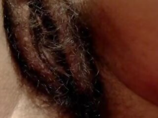 Big marriageable Hairy Cunt and Gentle Clit Amateur Close-up