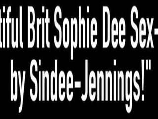 Dễ thương brit sophie dee sex-toyed qua sindee-jennings