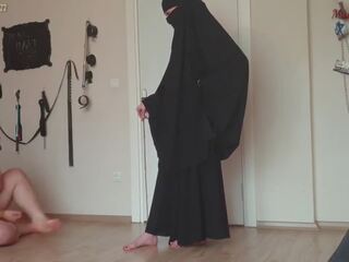 Musulman prietena canes gras sclav