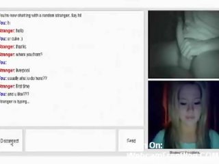 Omegle blonda adolescenta chats cu mare penis