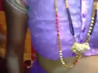 Just Married Bride Saree in Full HD Desi mov Home.