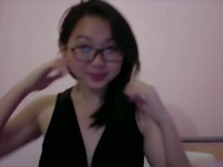 Pleasant and provocative Asian teen&comma; Harriet Sugarcookie