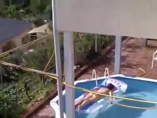 Perfect Ass In Pool