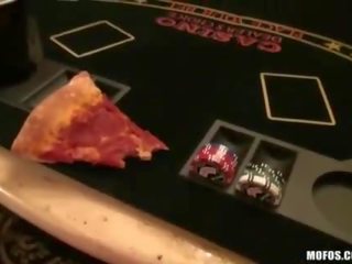 Poker game ends up in a sweet dirty clip party
