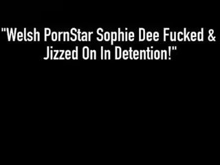 Welsh pornstar sophie dee fucked & jizzed në në.