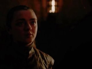 Maisie williams/arya rigido adulti film scena in gioco di troni stagione 8 episodio 2