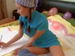 Busty yêu từ nga trêu chọc