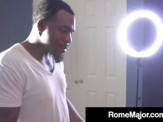 Black adult clip Sienna Dream Sucks off Ebony penis Rome Major