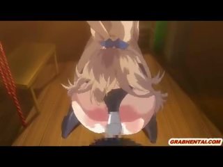 Vergavimas hentai su muzzle grupė gangbanged