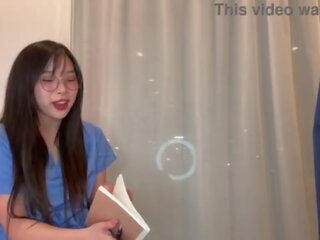 Creepy therapist Convinces Young Medical specialist Korean darling to Fuck to Get Ahead