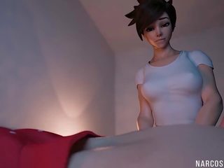 Elite Busty Tracer from Overwatch gets Threesome Sex: xxx film 21