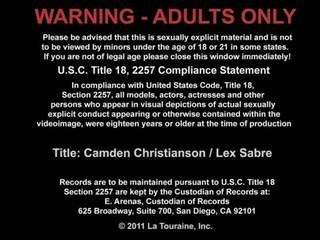 Camden christianson en lex sabre