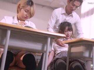 Model Tv - Summer Exam Sprint: School Uniform Blowjob x rated clip feat. Han Tang by FapHouse