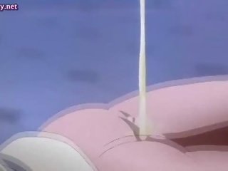 Anime volání dívka hrát s velký peter