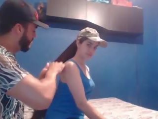 Bewitching lâu tóc colombia hairjob blowjob lâu lông.